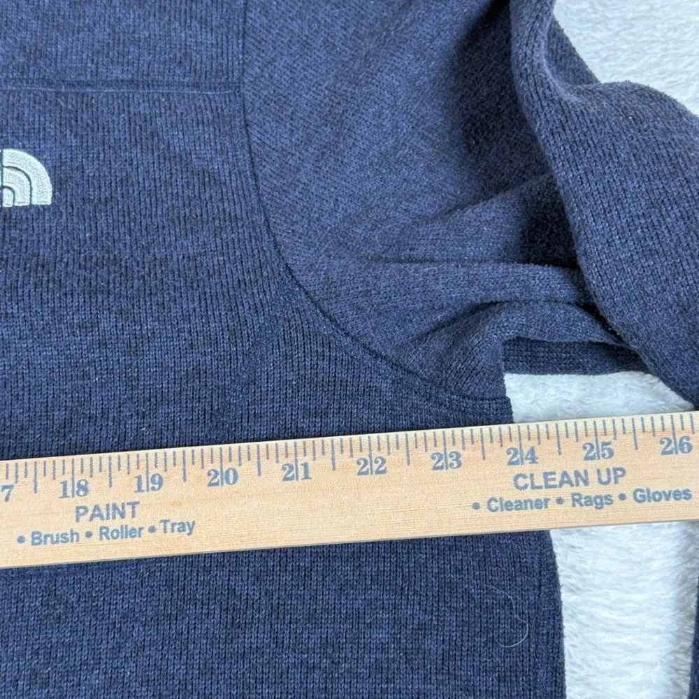 The North Face Gordon Lyons Mens XL Navy Blue 1/4 Zip L/S Fleece Pullover